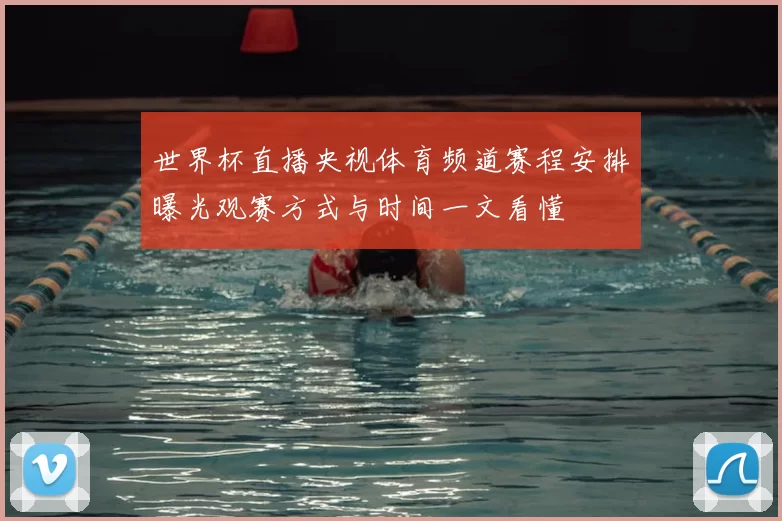 世界杯直播央视体育频道赛程安排曝光观赛方式与时间一文看懂