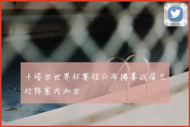 卡塔尔世界杯赛程公布揭幕战荷兰对阵塞内加尔